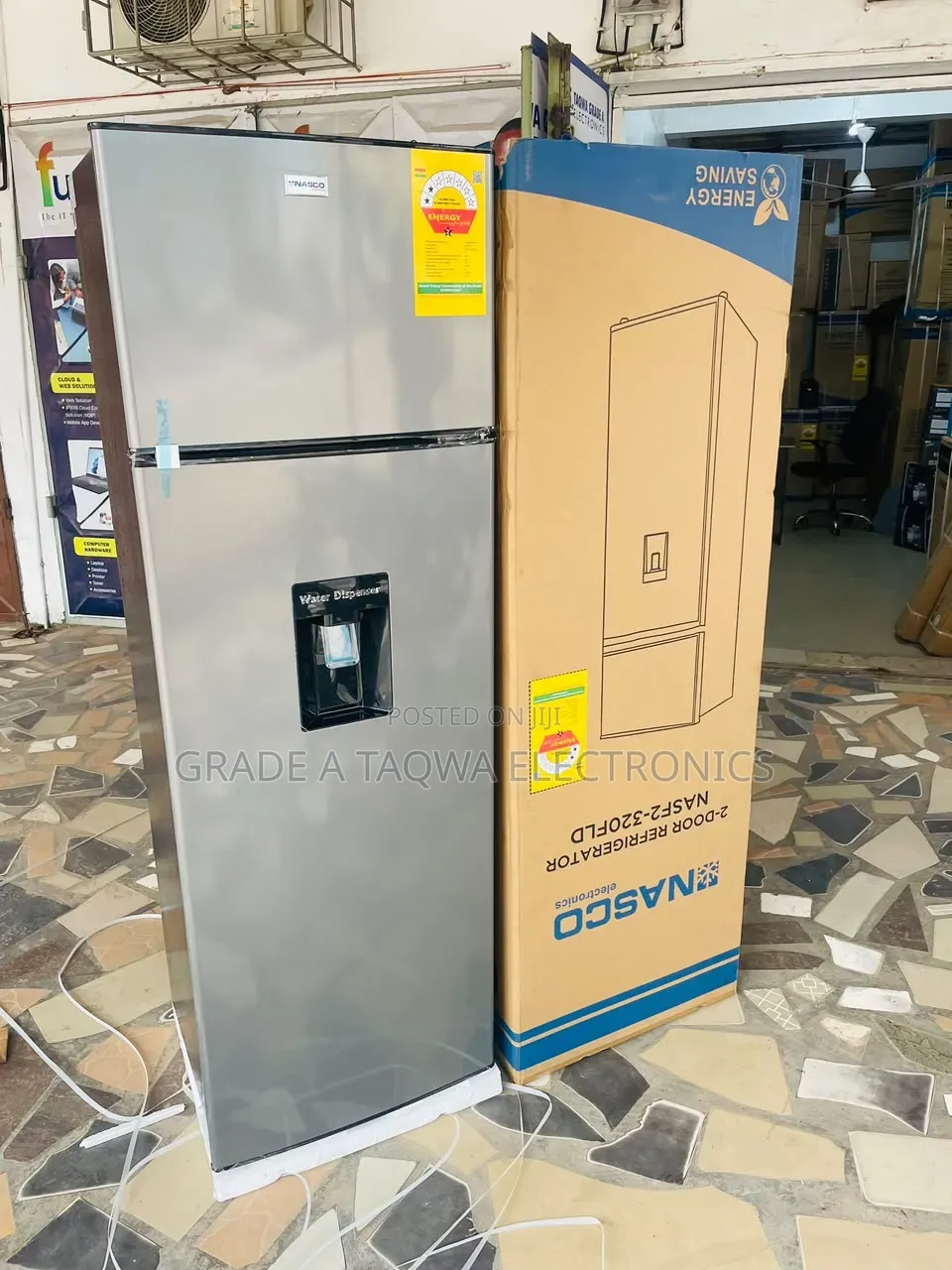 Manual Defrost System 280-Liter Nasco Top-Mount Refrigerator