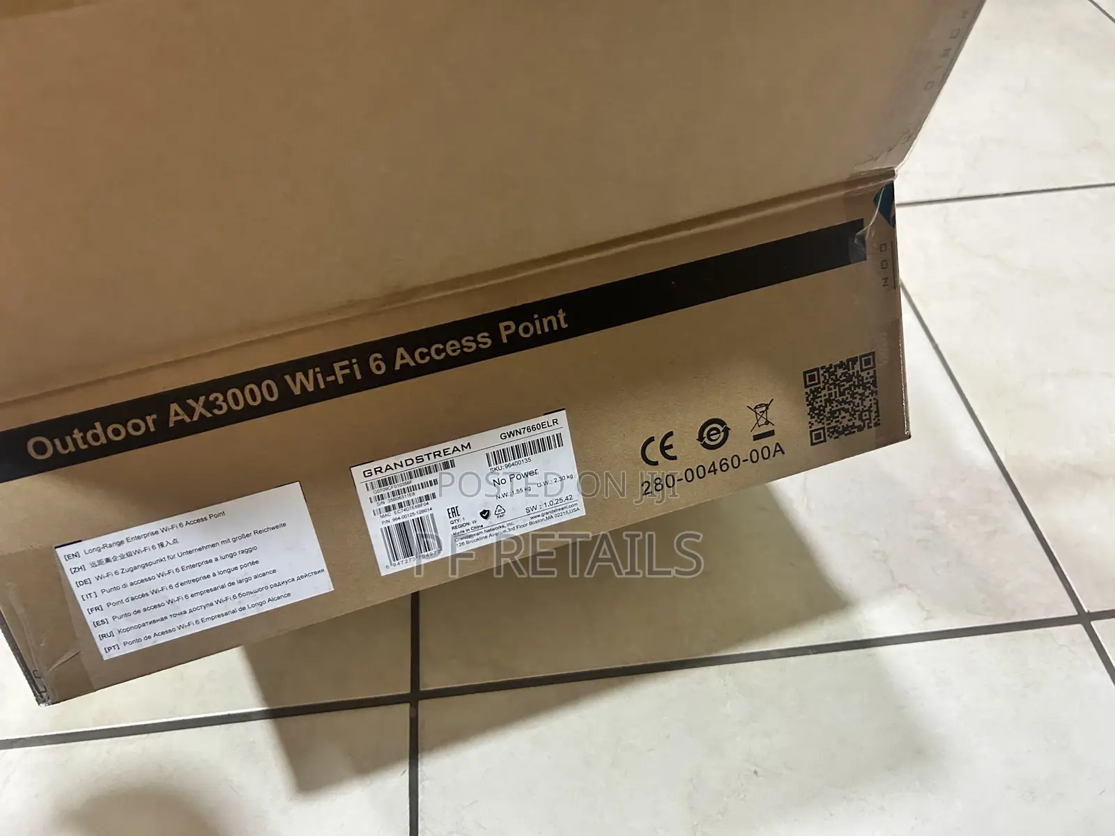 Grandstream GWN7660ELR Outdoor AX3000