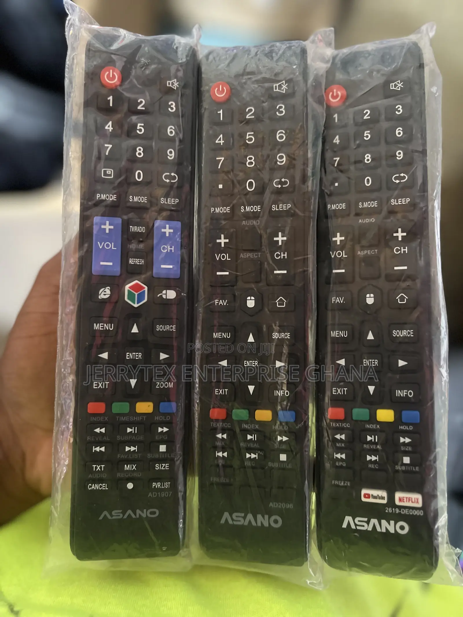 Asano TV Remote Control