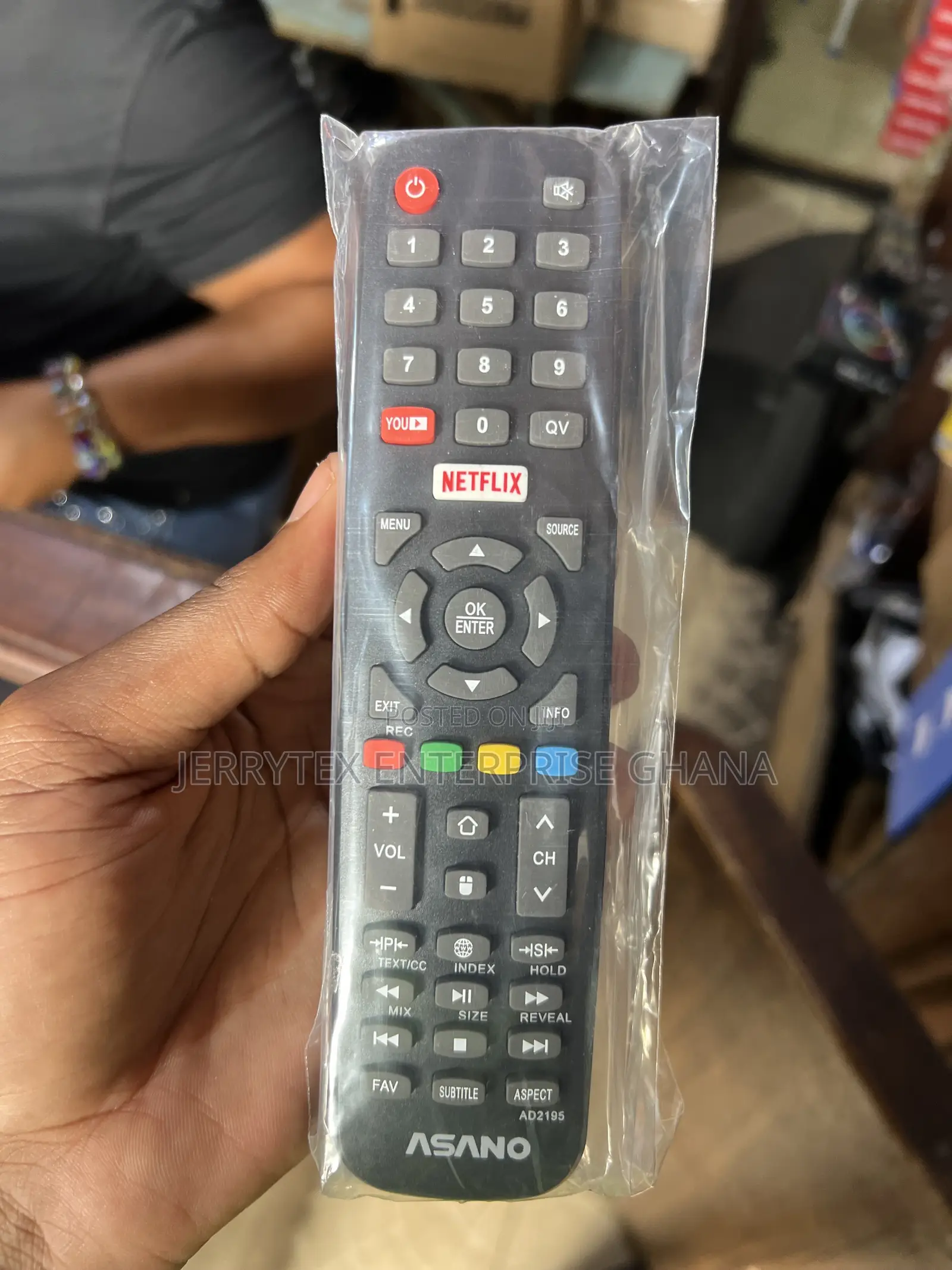 Asano TV Remote Control