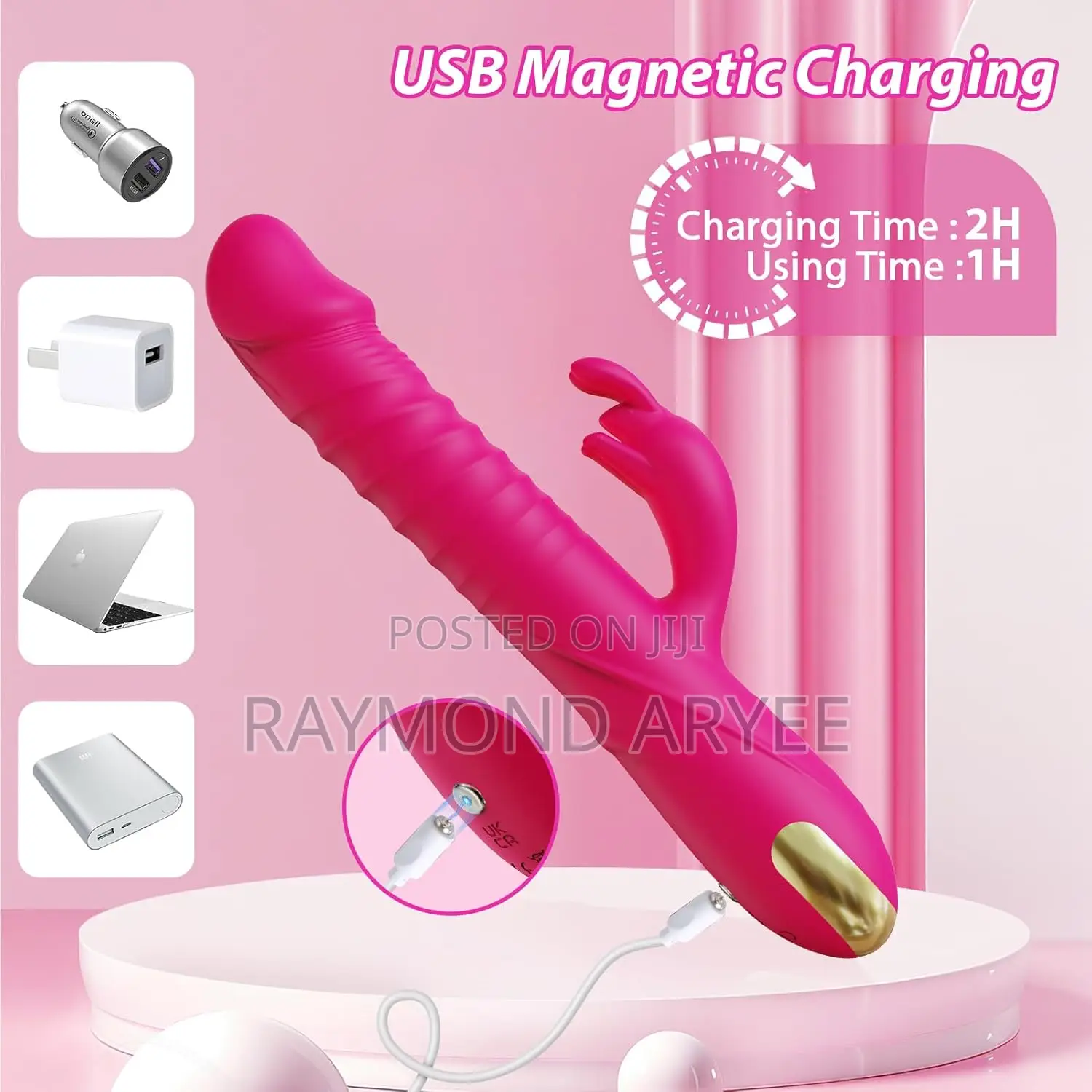 SUPOLA Rabbit G Spot Vibrator, Dildo Sex Toy for Women