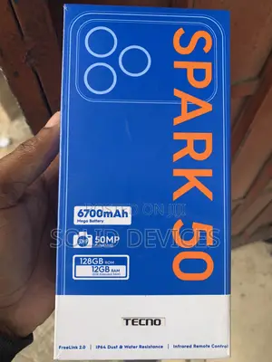 New Tecno Spark 50 128 GB Black
