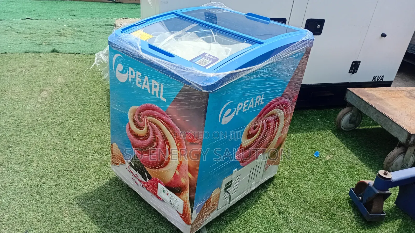 Pearl Glass Top Ice Cream Display Freezer for Shops