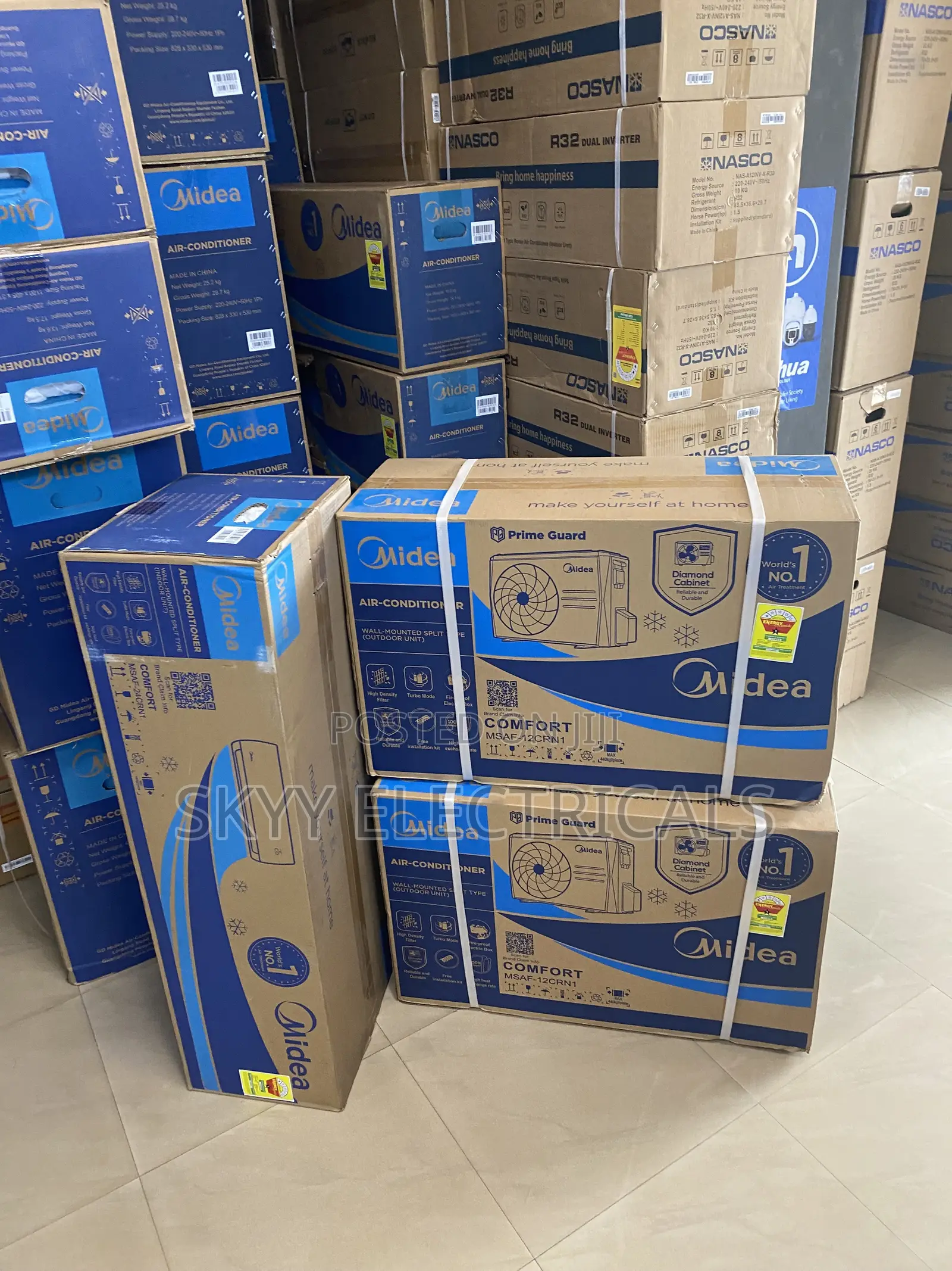 Midea 1.5 HP Split Air Conditioner New