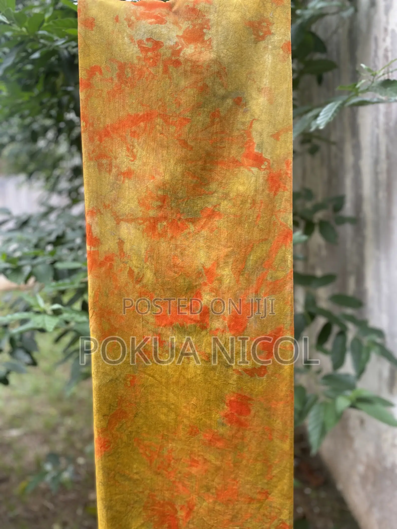 4 Yards Tie-Dye Fabric for Sale