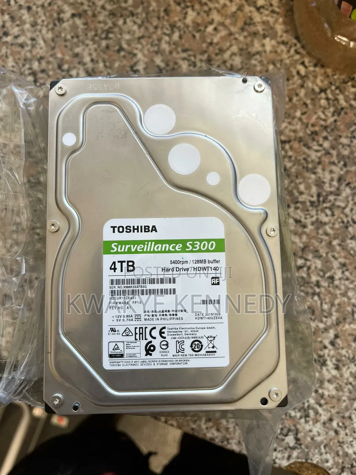 Seagate Surveillance Drive 4TB