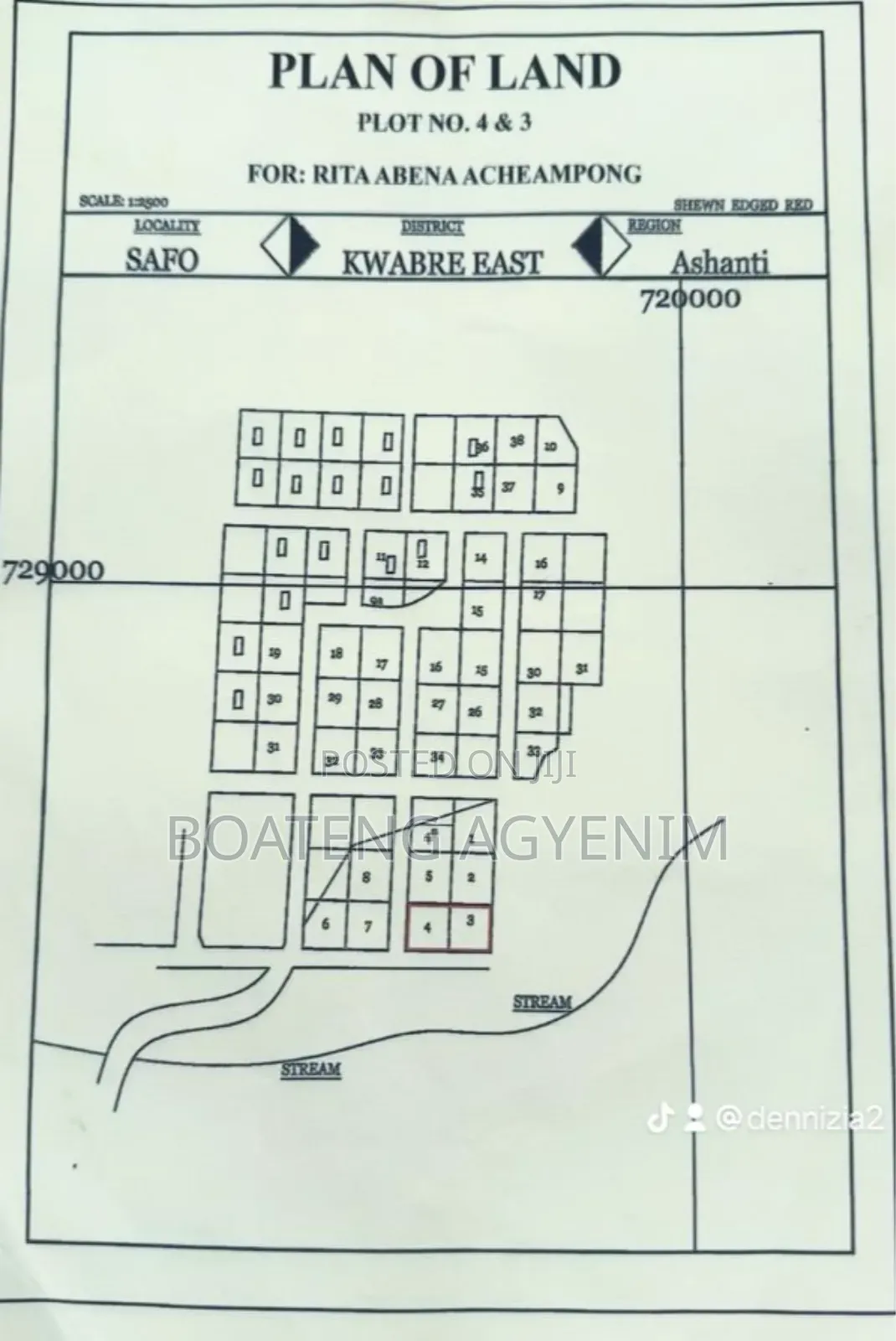 Two Plots of Land for Sale at Asonomaso Nkwanta SAFO