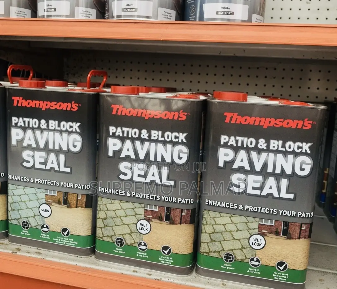 Thompson's Block Paving Sealer 5L –Weatherproof Protection for Patios