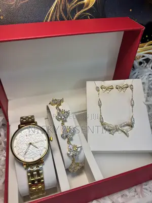 Jewelry Set With Watch for Ladies