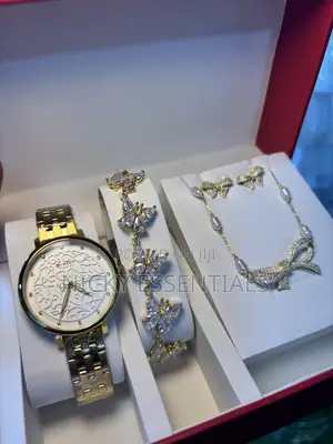 Jewelry Set With Watch for Ladies