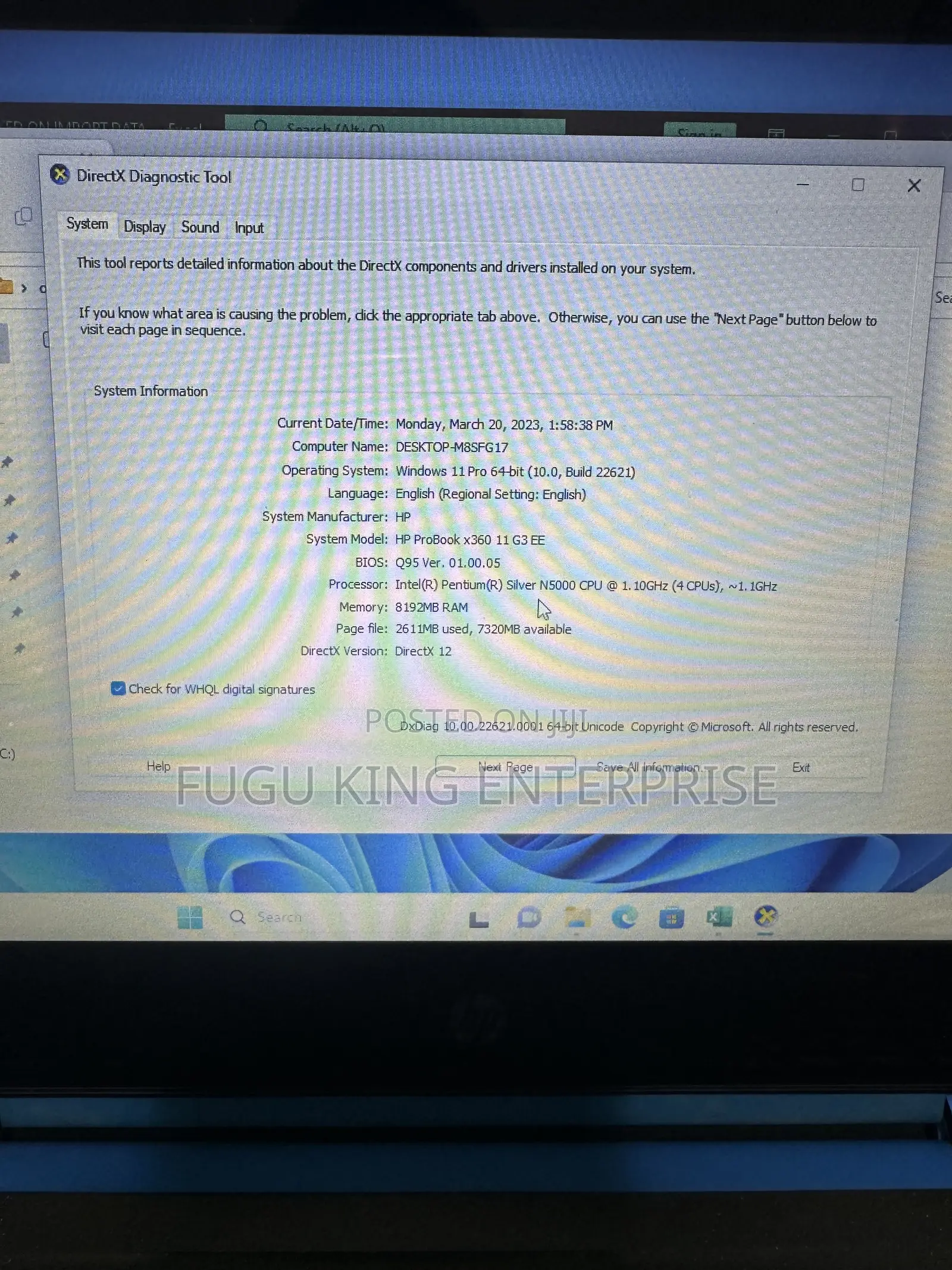 Laptop HP ProBook 11 x360 G3 EE 8GB Intel SSD 256GB