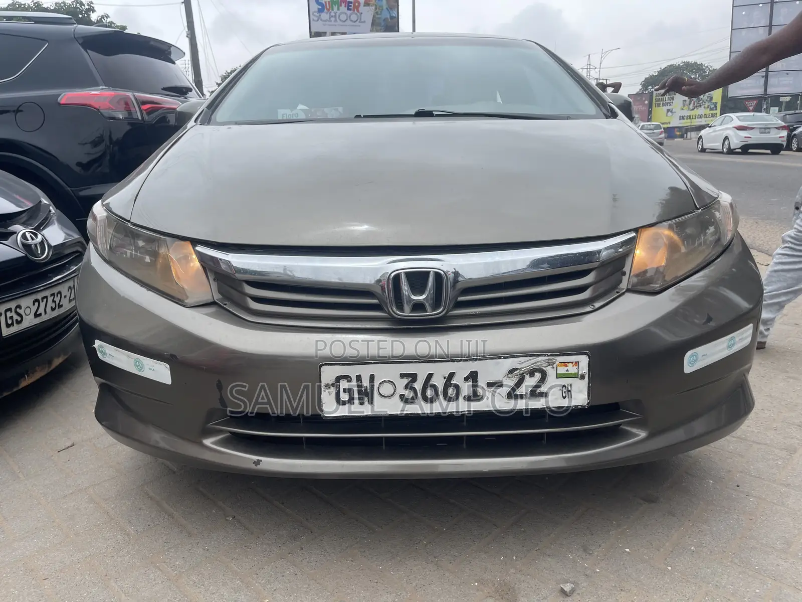 Honda Civic LX Sedan 2012 Brown