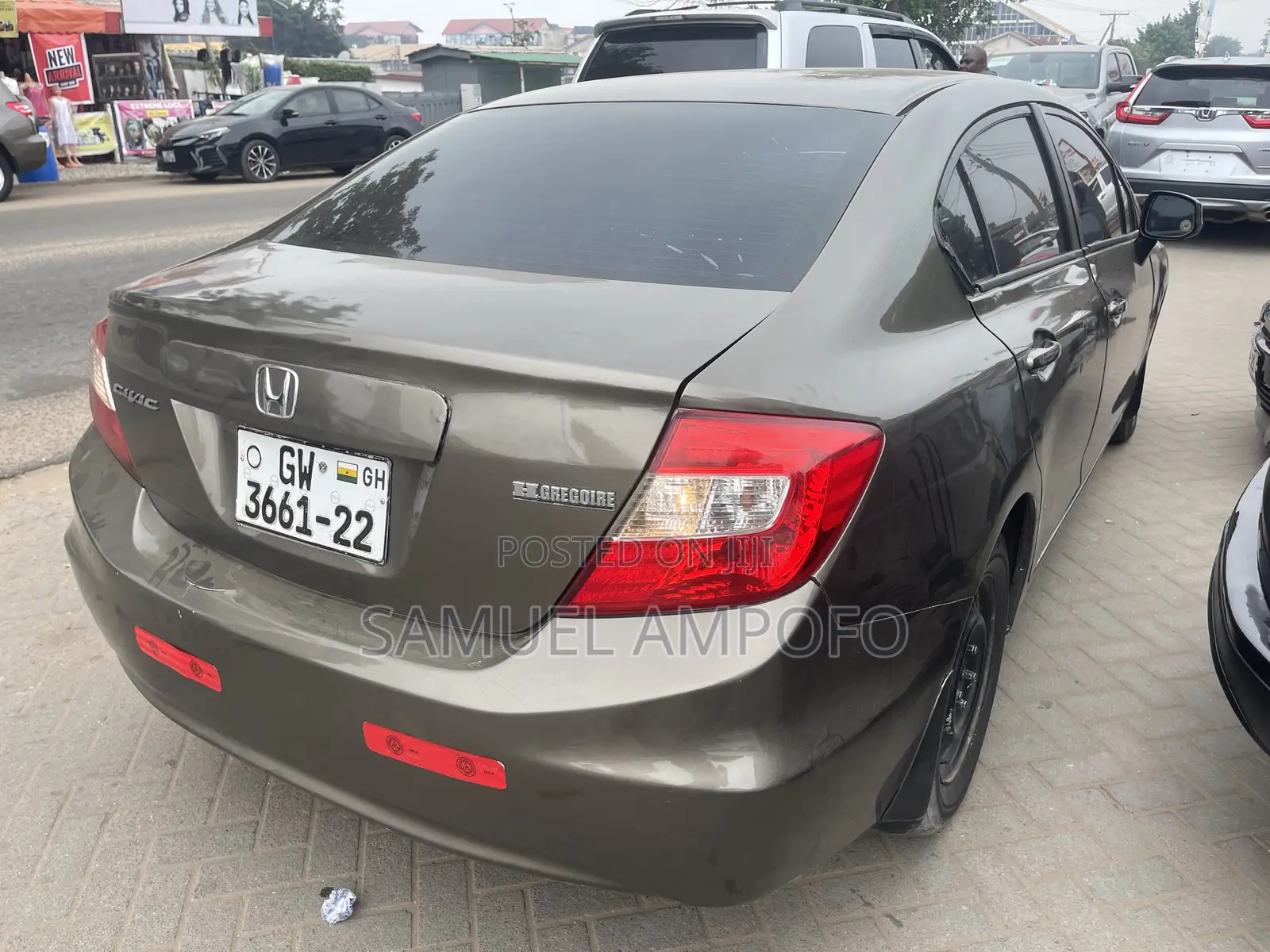Honda Civic LX Sedan 2012 Brown