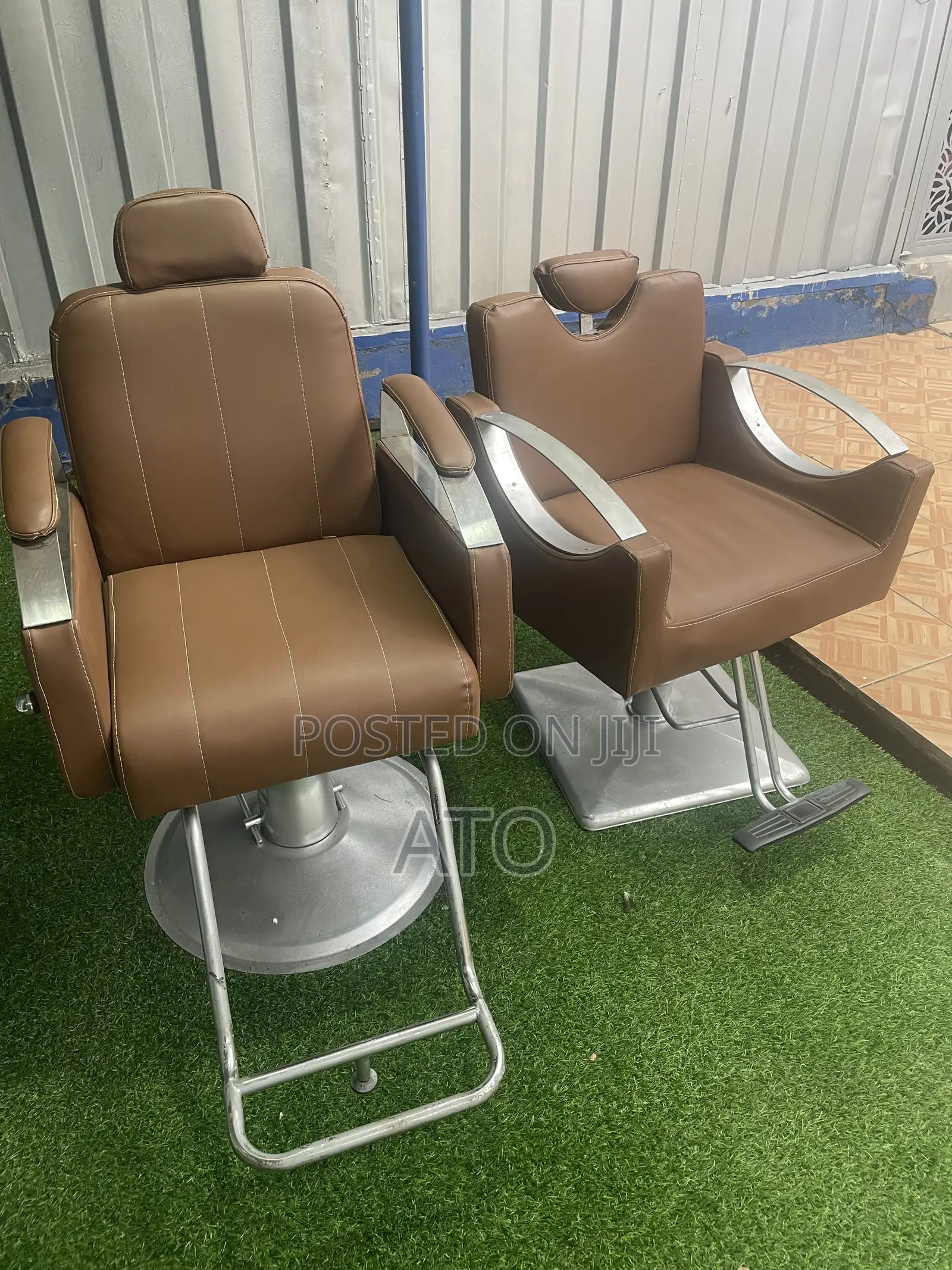 2 Barber Chairs 4 Sale . Price 1000 Each and 2000 for Both