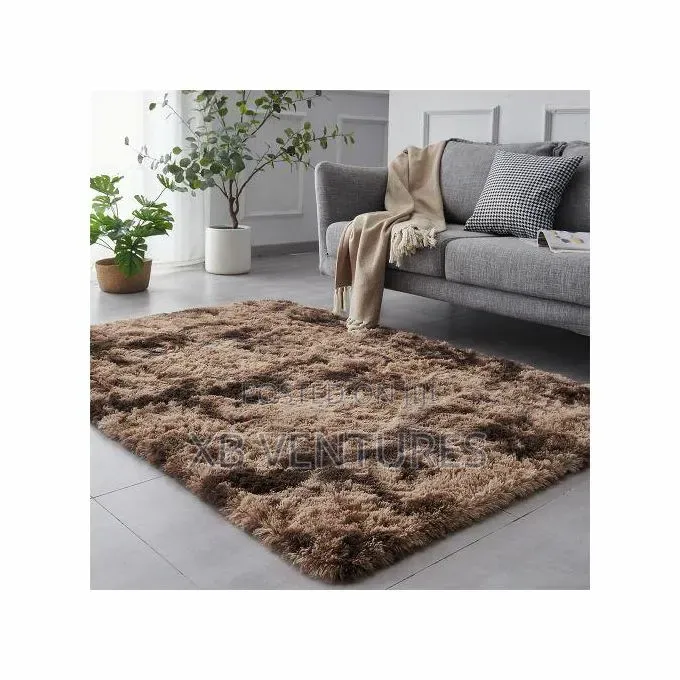 Home Decor Carpet Fluffy Thickened Soft Gray 120*160cm