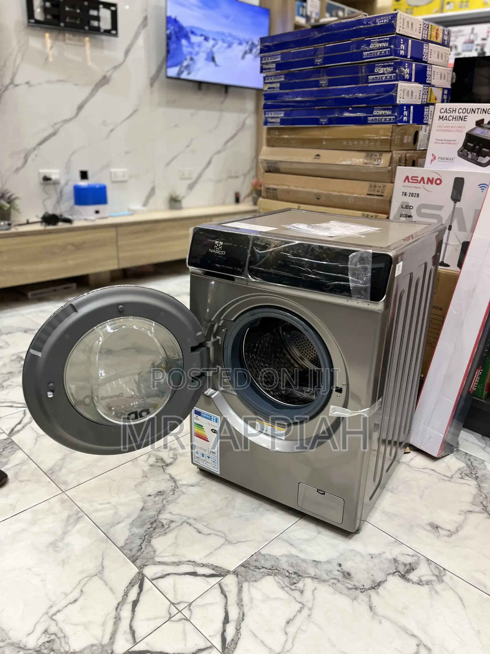 Get Adorable Nasco 8kg Front Load Washing Machine(FullyAuto)