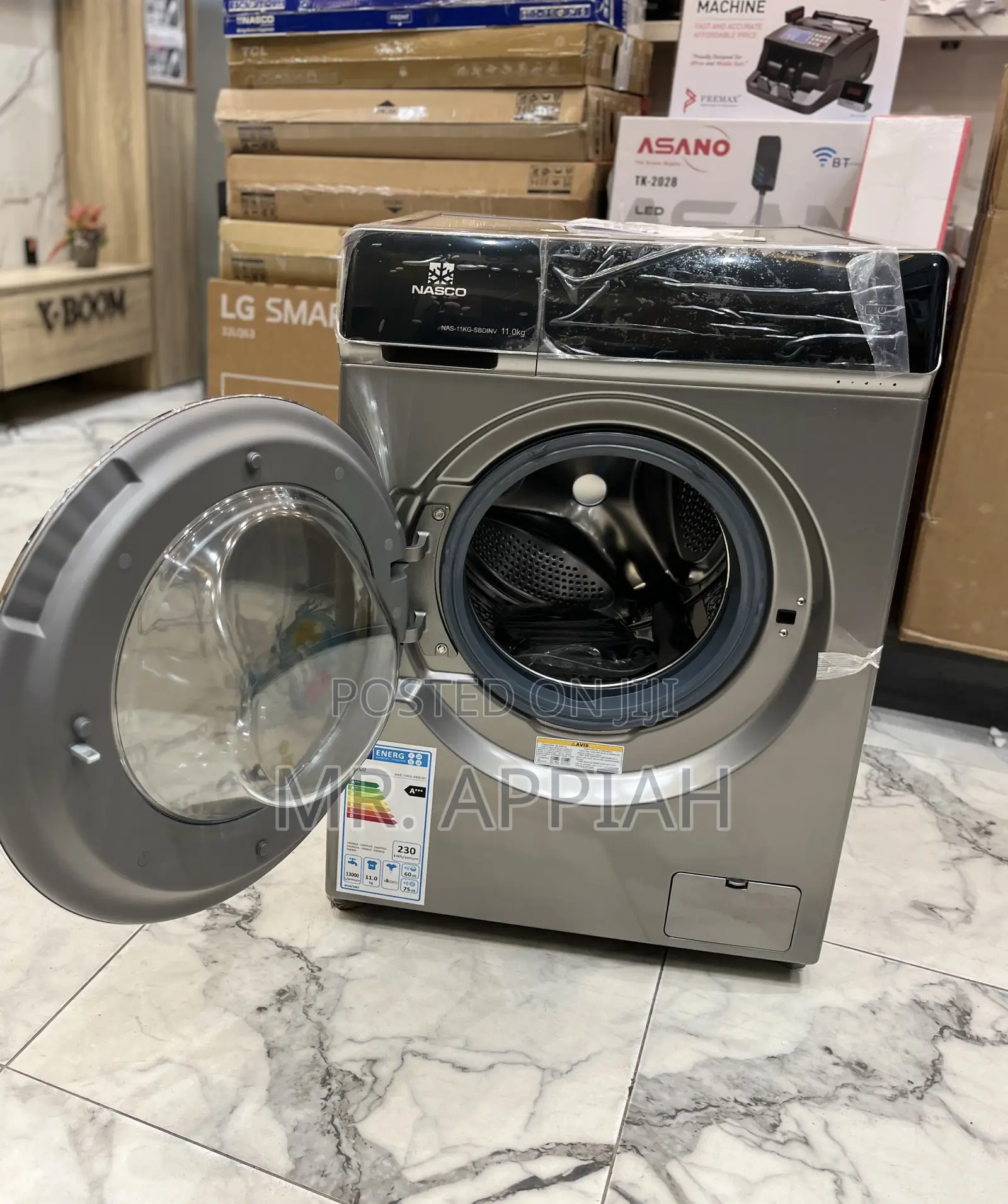 Lovely Design Nasco 8kg Fully Auto Washing Machine(Gray) 
