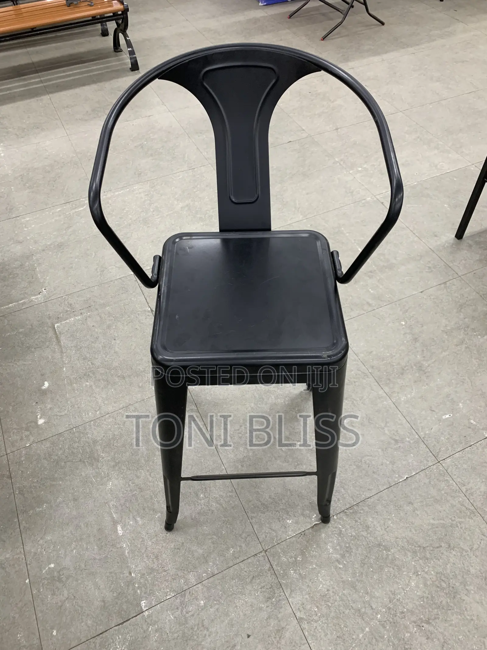 Metallic Bar Chair