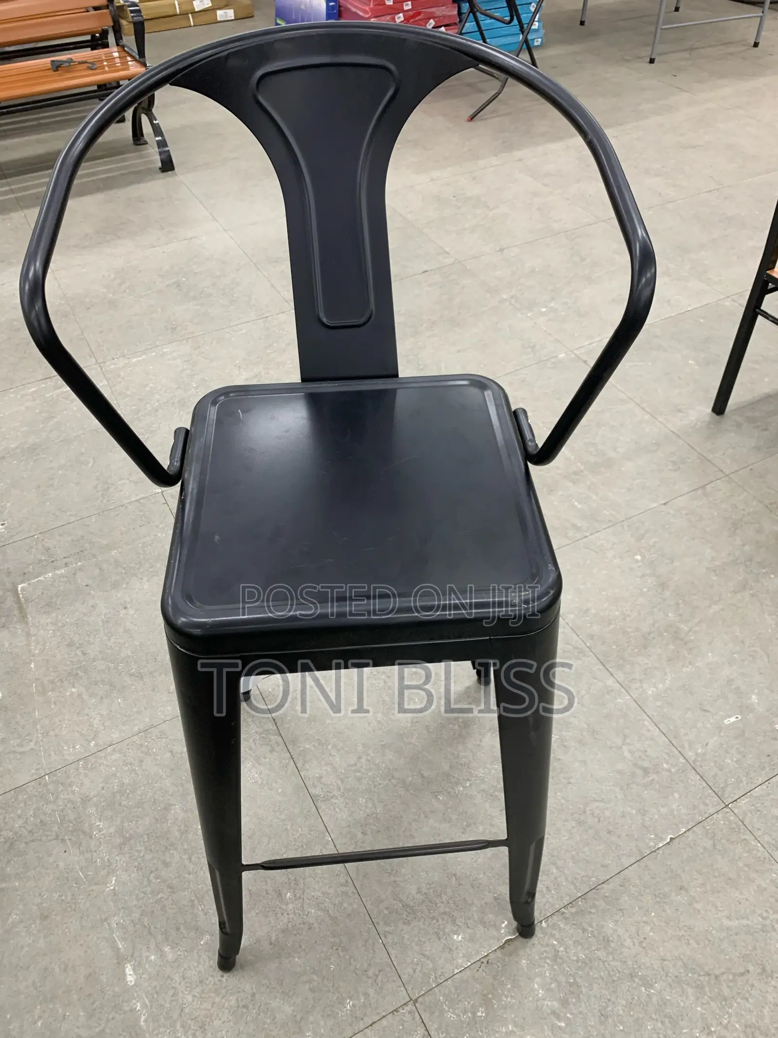 Metallic Bar Chair