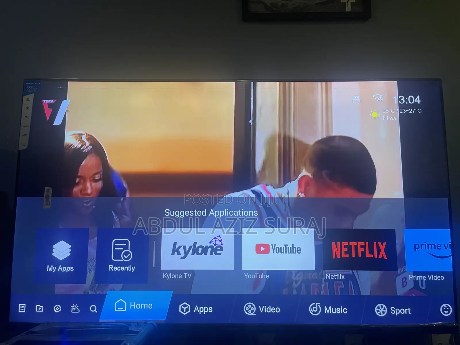 55" Amcon Uhd Smart TV for Sale - Slightly Used