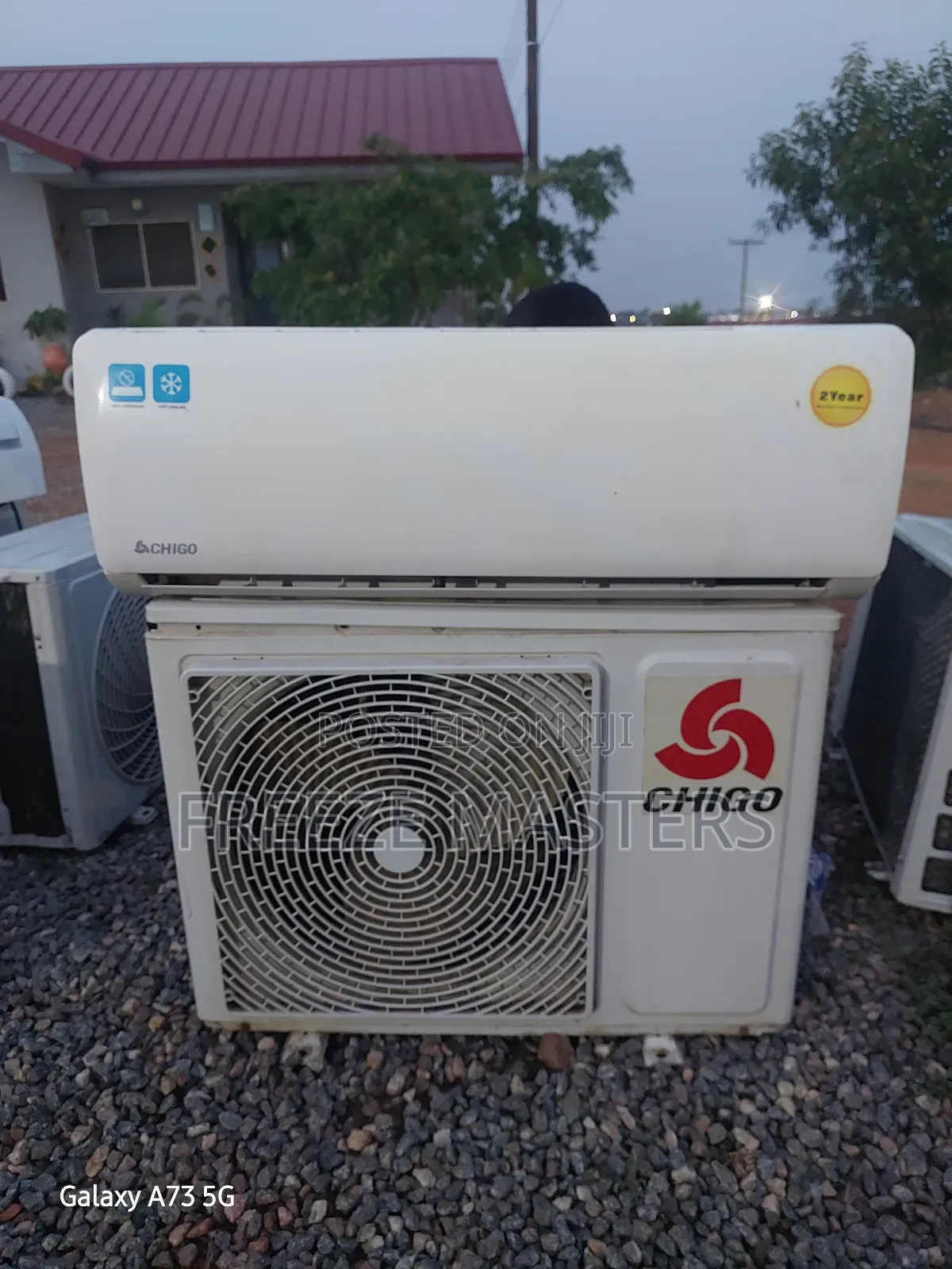 2.0hp Chigo AC R410a. Gas