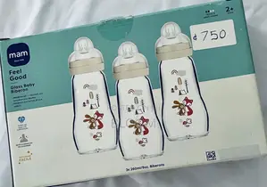 MAM Feel Good Glass Baby Bottle Set