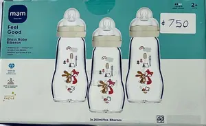 MAM Feel Good Glass Baby Bottle Set