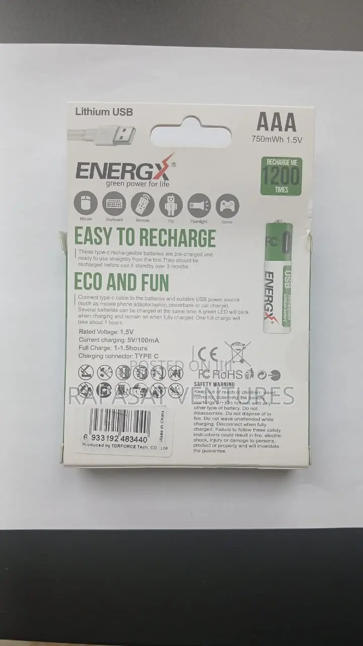 AAA Rechargeable Battery