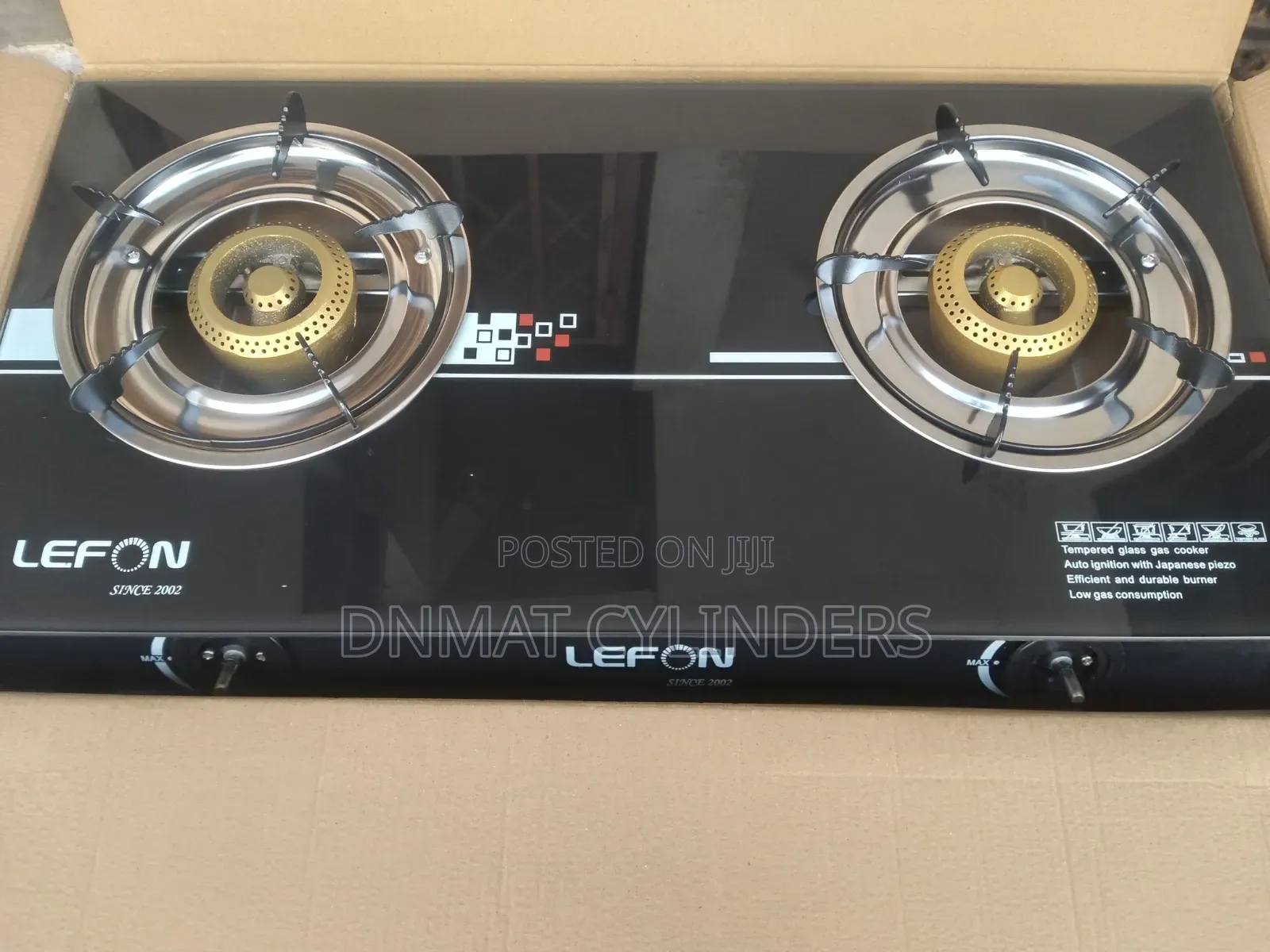 Foreign Glass 2 Burner Stove