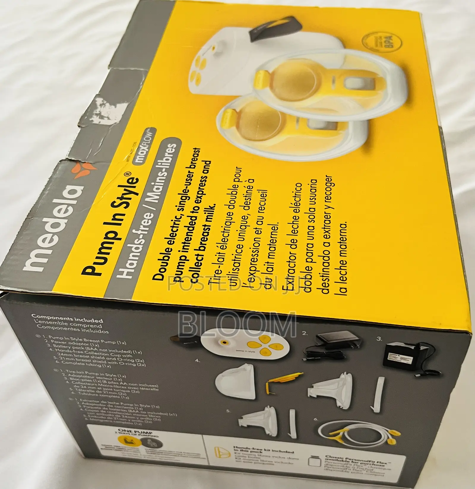 Brand New Medela Pump in Style Hands-Free Double Electric Breast Pump