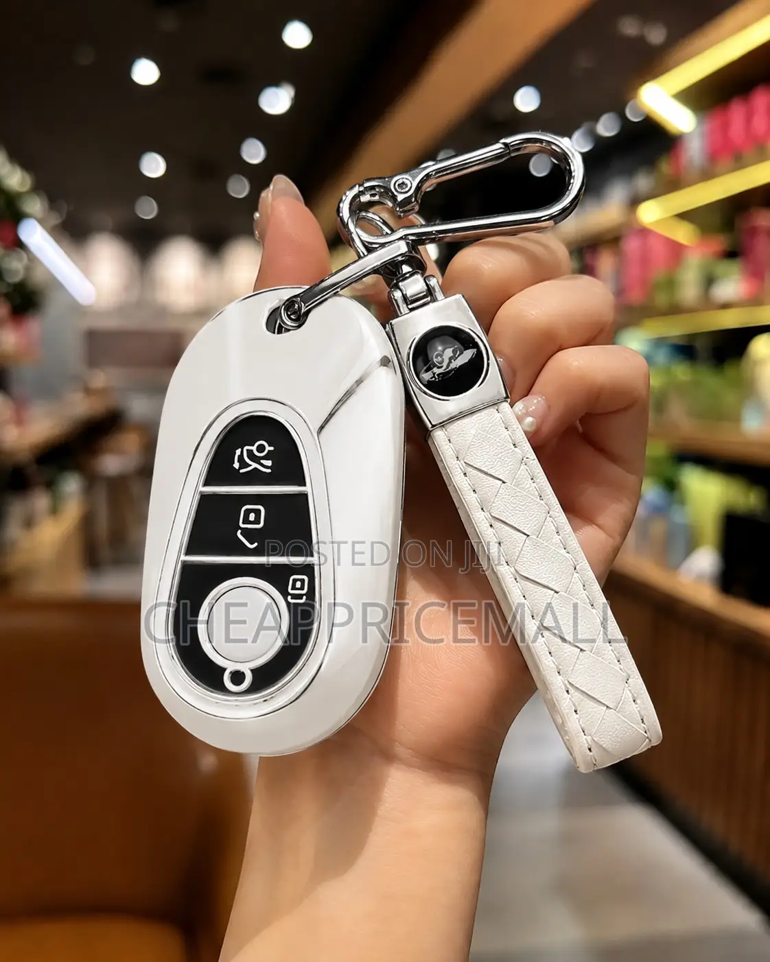 Mercedes Benz Car Key Fob Cover With Keychain