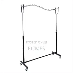Heavy-Duty Rolling Garment Rack – Adjustable Clothes Hanging Stand