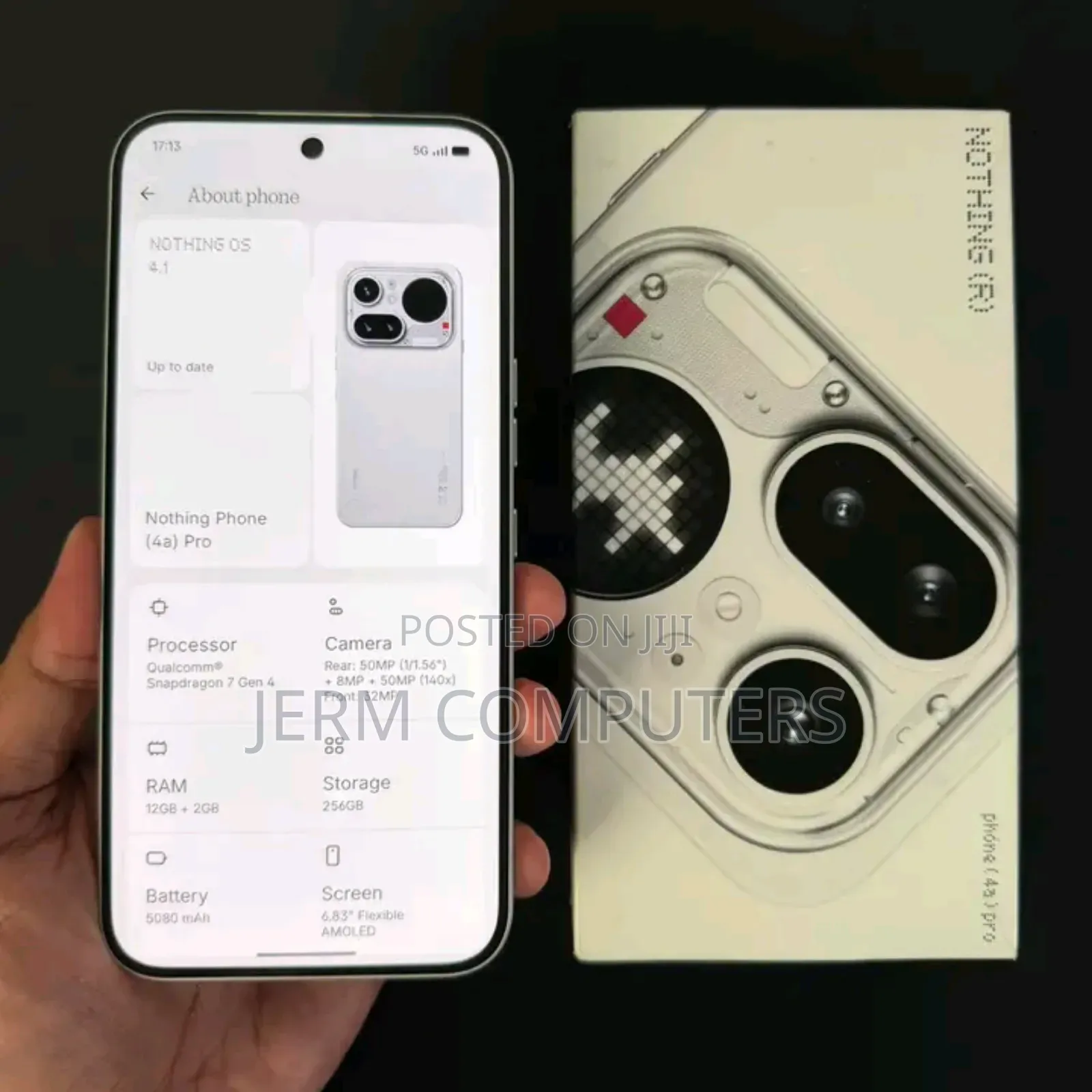 New Nothing Phone 4a Pro 256 GB White