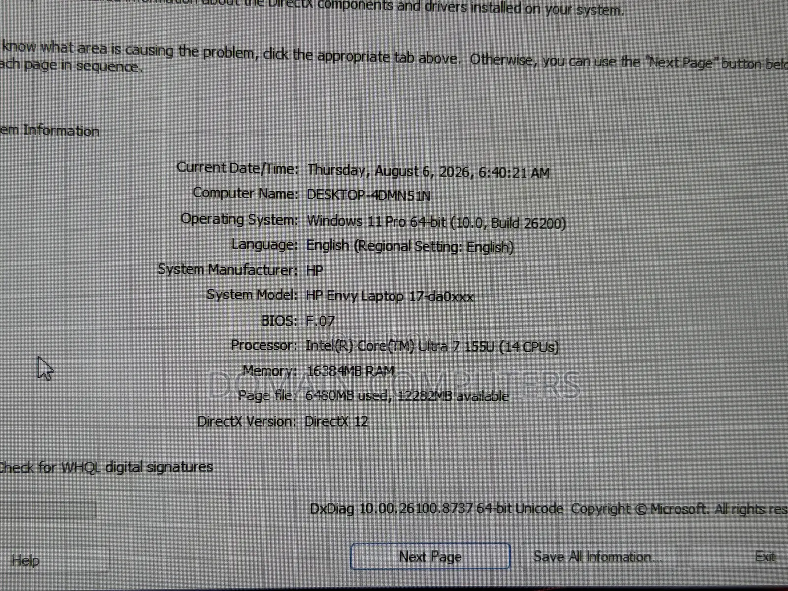 Laptop HP Envy 17 16GB Intel Core Ultra 7 SSD 1T