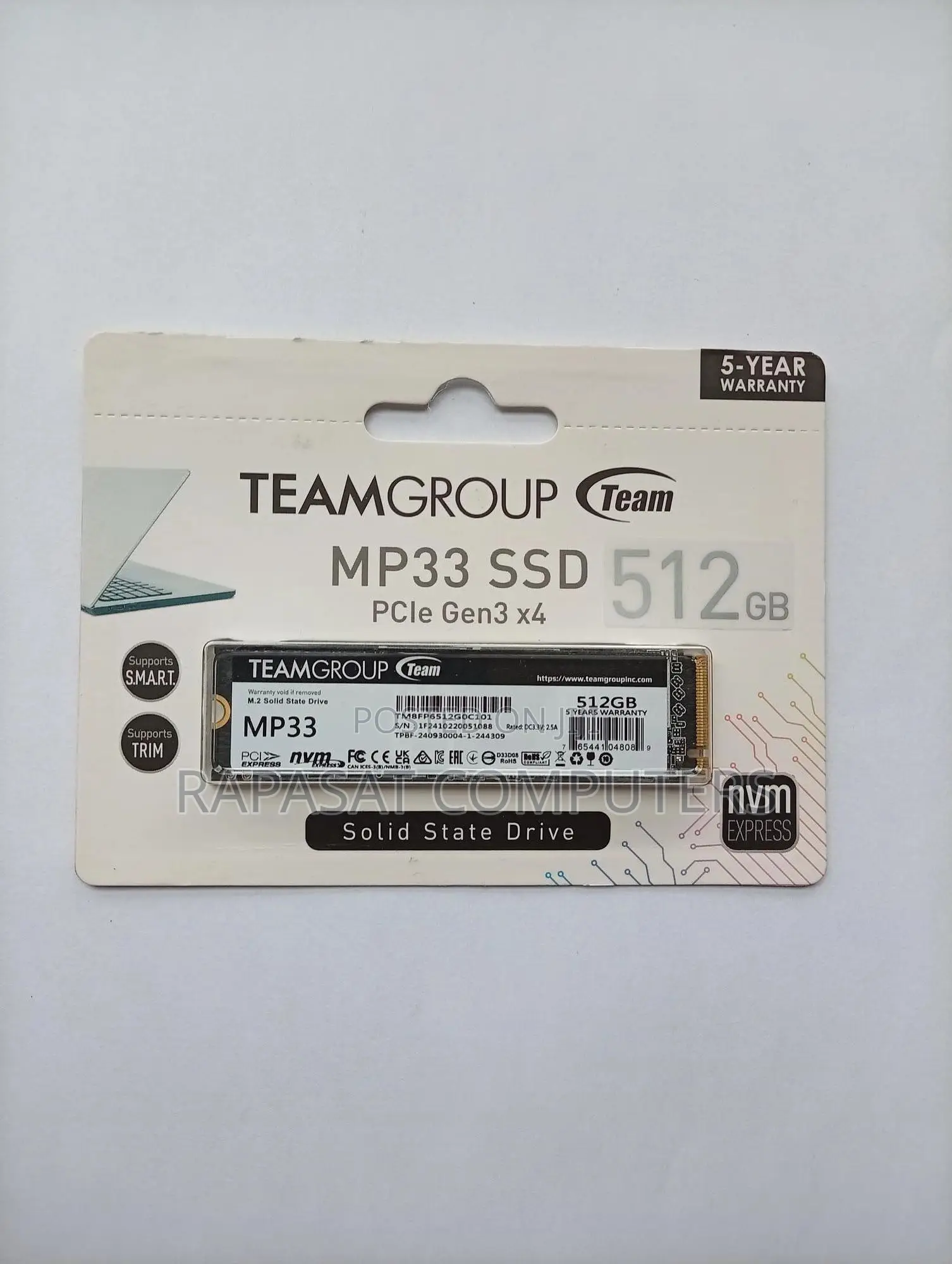 Teamgroup 512gb M.2 Single Cut SSD Ms30