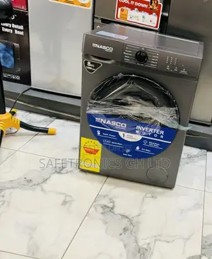 Sealed Grey Nasco 8kg Front Load Washing Machine