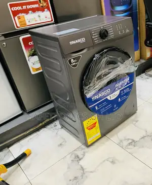Sealed Grey Nasco 8kg Front Load Washing Machine