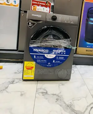 Shop Unique Grey Nasco 8kg Front Load Washing Machine