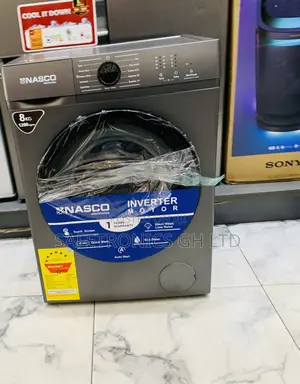 Shop Unique Grey Nasco 8kg Front Load Washing Machine
