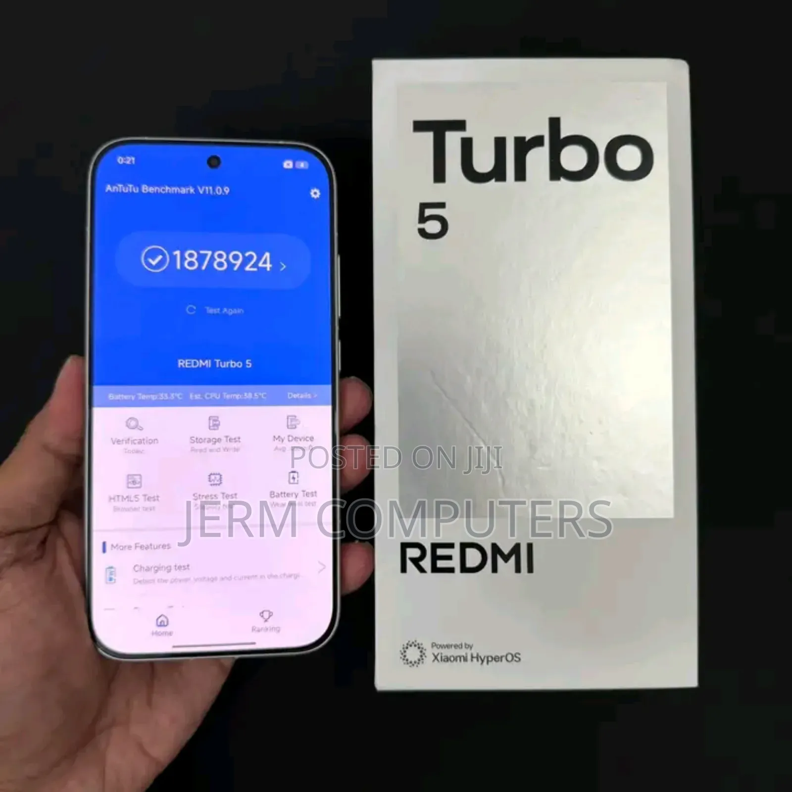 New Xiaomi Redmi Turbo 5 Max 256 GB Gray