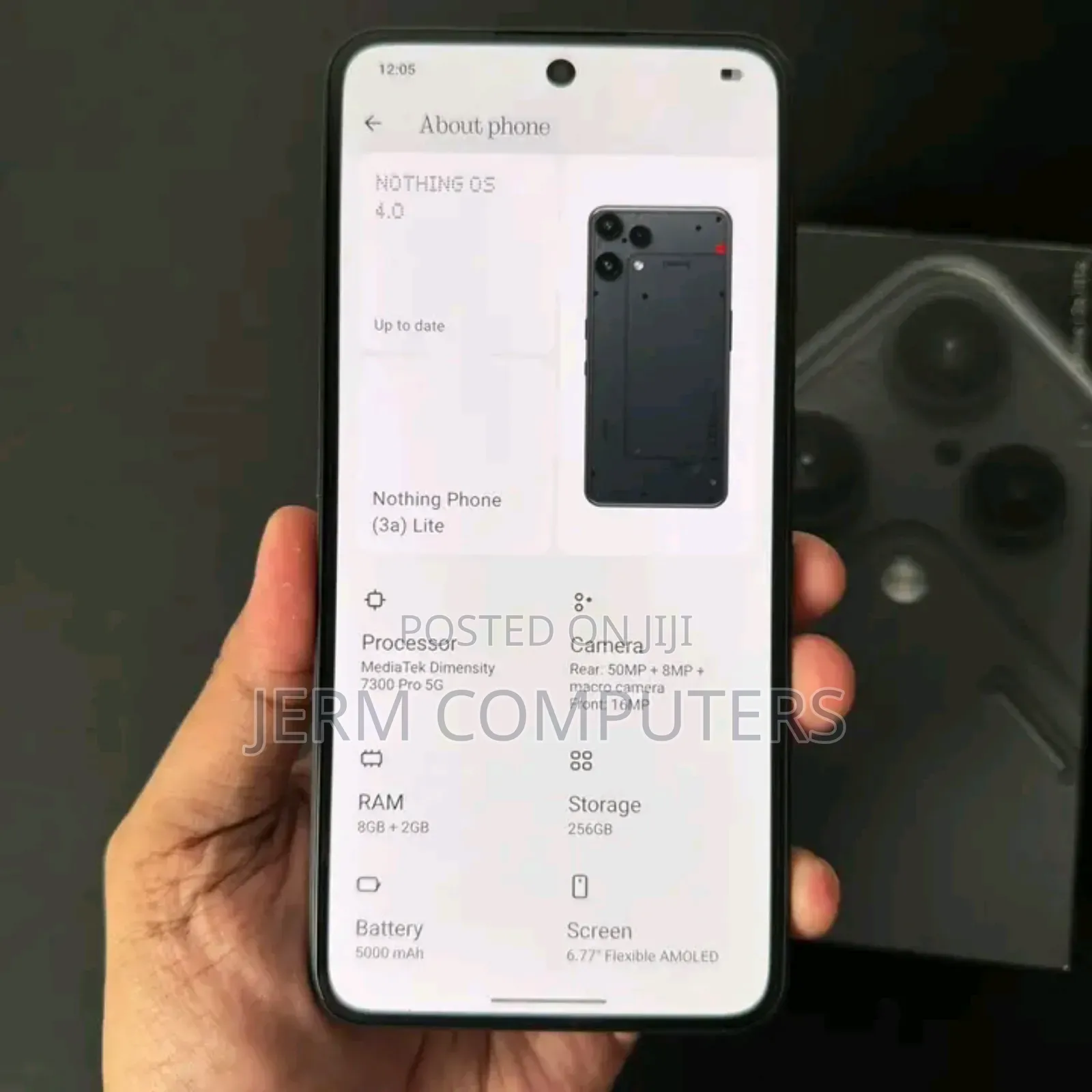 New Nothing Phone 3a Lite 256 GB Black