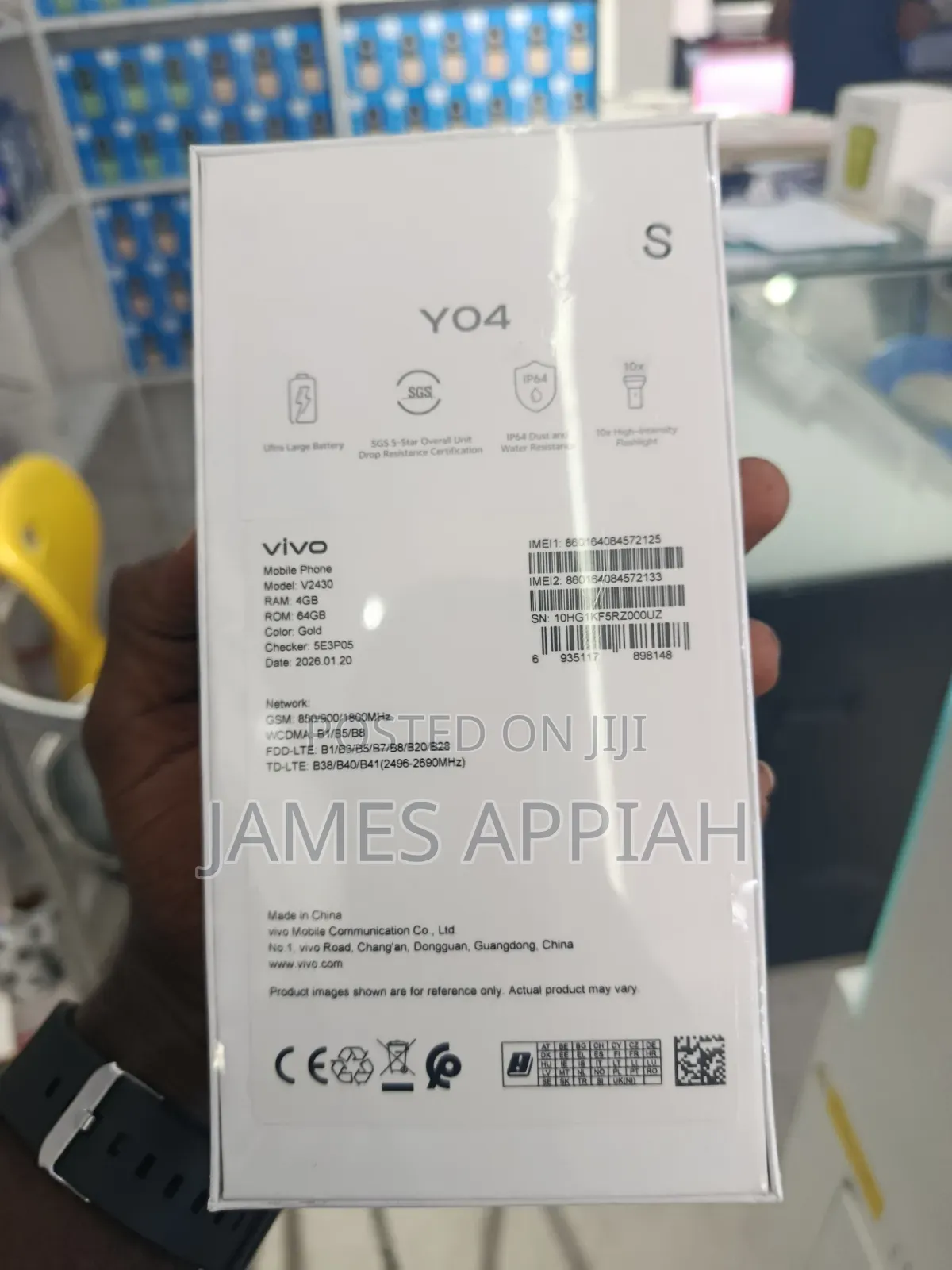 New Vivo Y04 64 GB Gold