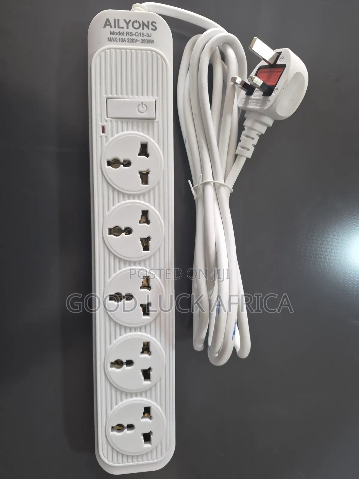 Aliyons RS-Q15-3J 5-Way Power Socket |3 Meters
