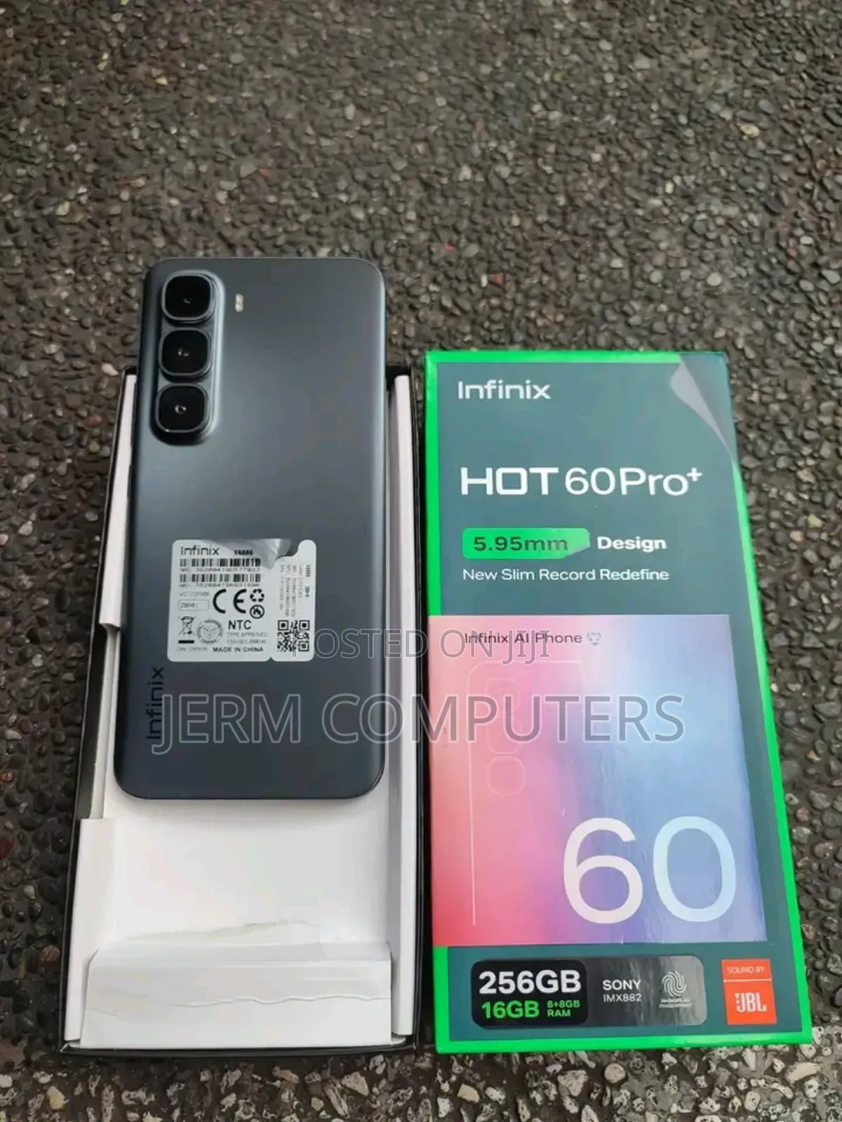 New Infinix Hot 60 Pro+ 256 GB Gray