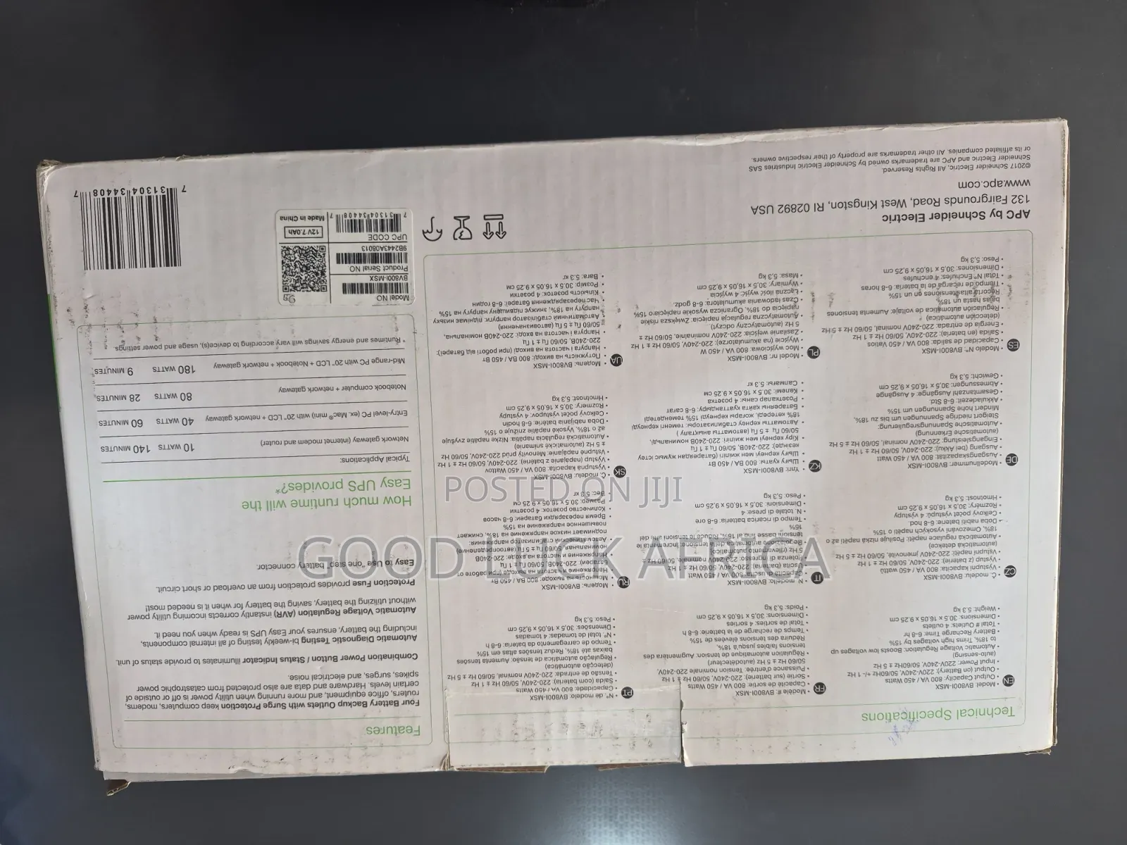 APC 800va Bv800i-MSX