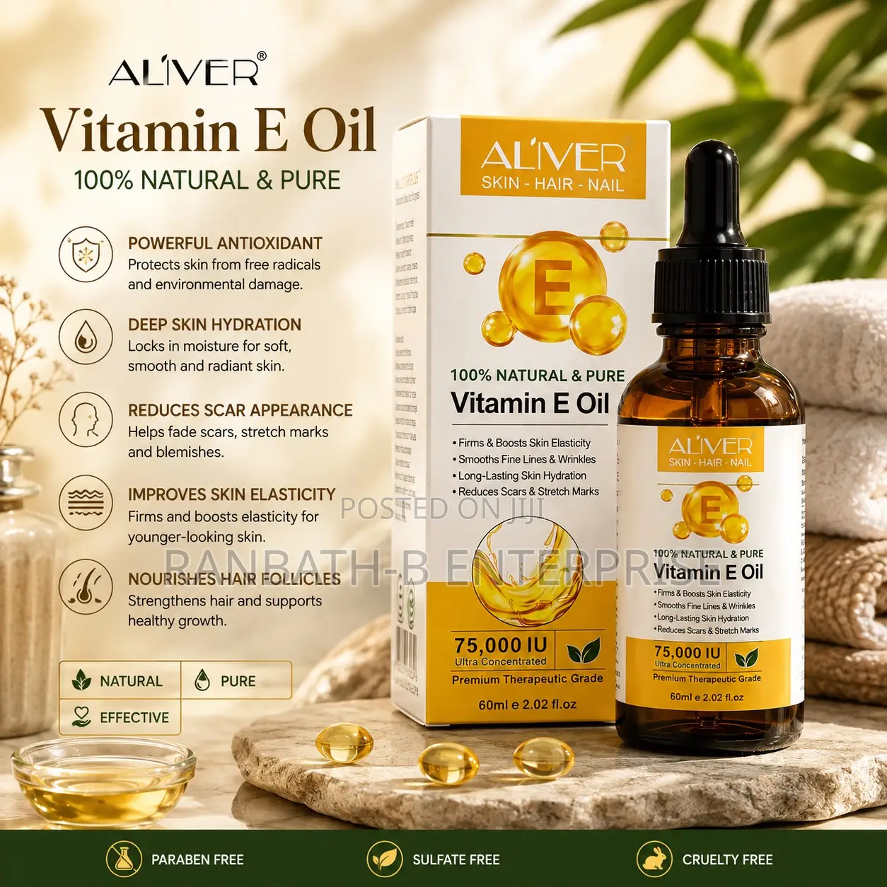 Vitamin E Oil for a Healthy-Looking Complexion