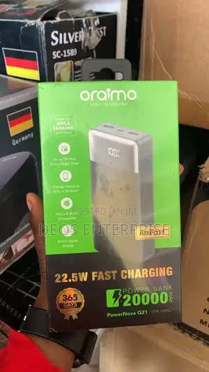 Oraimo PowerNova Q21 20000mAh LED Digital Power Bank