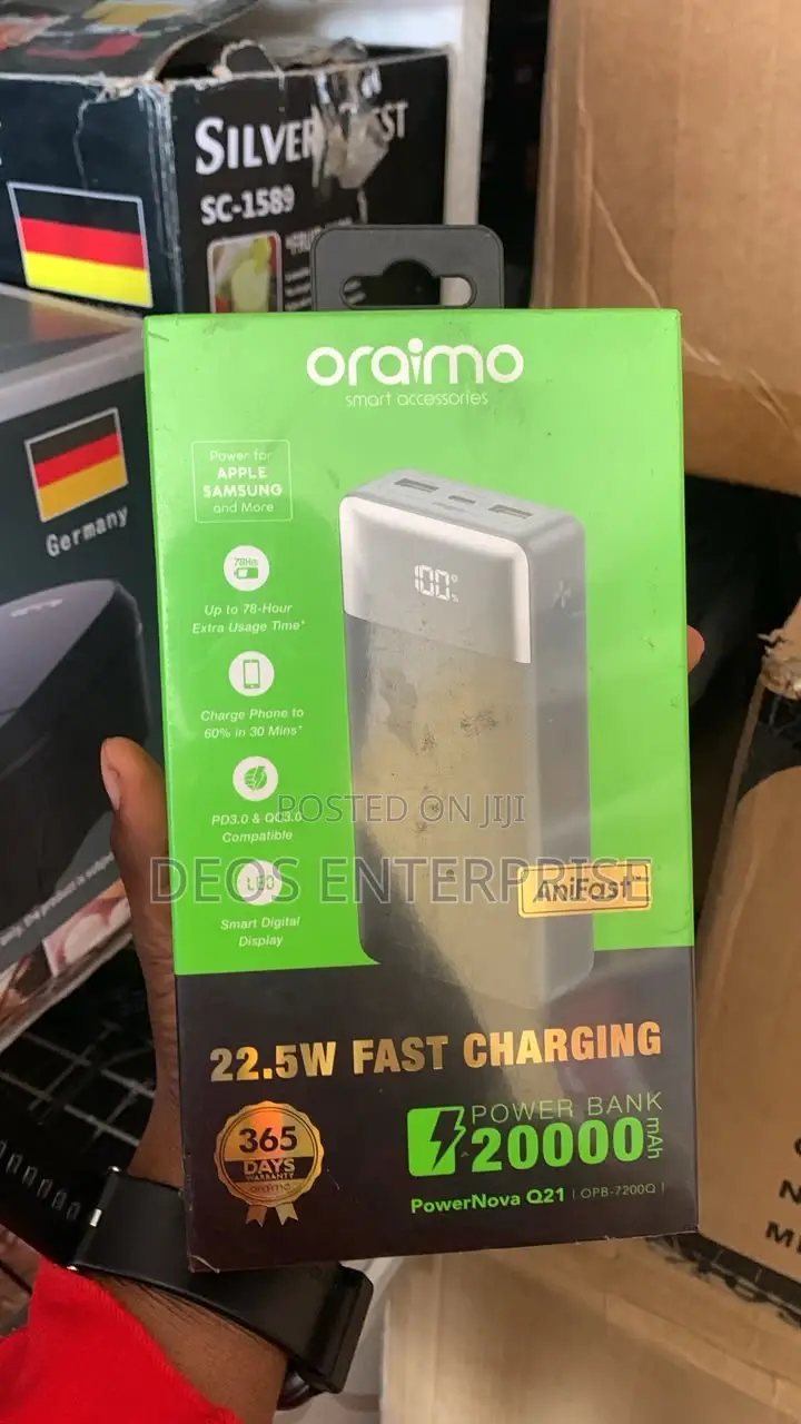 Oraimo PowerNova Q21 20000mAh LED Digital Power Bank