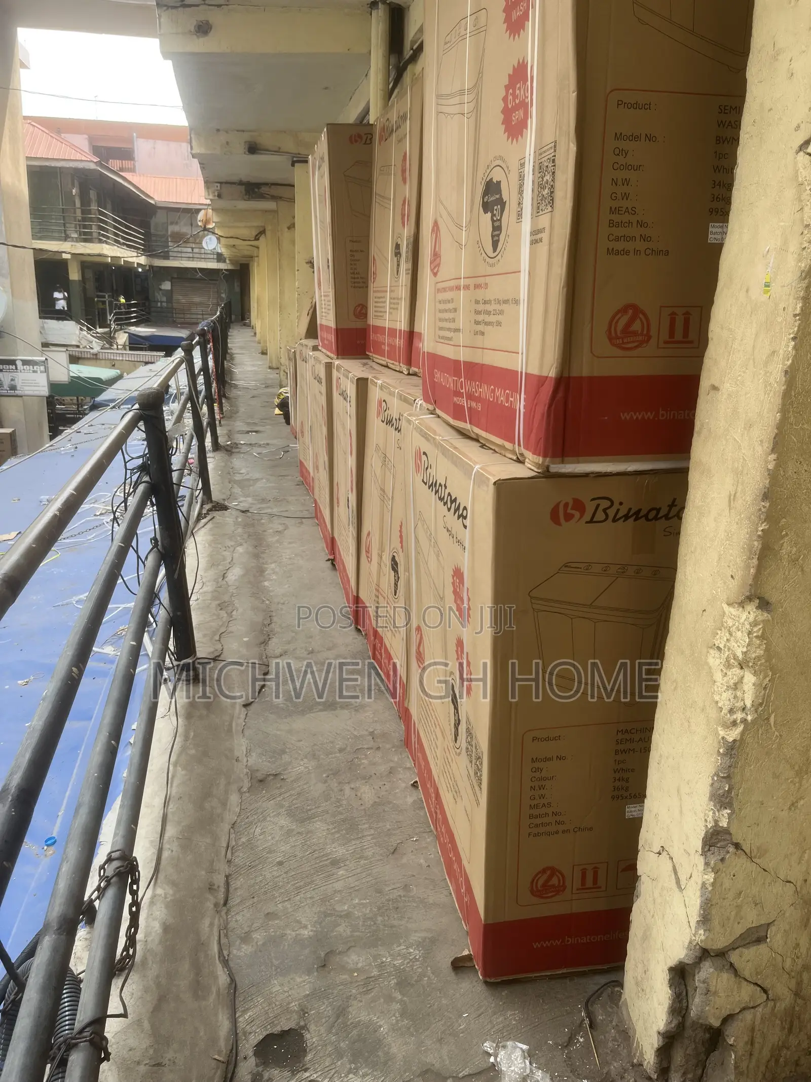 Binatone 7Kg Semi Auto Washing Machine
