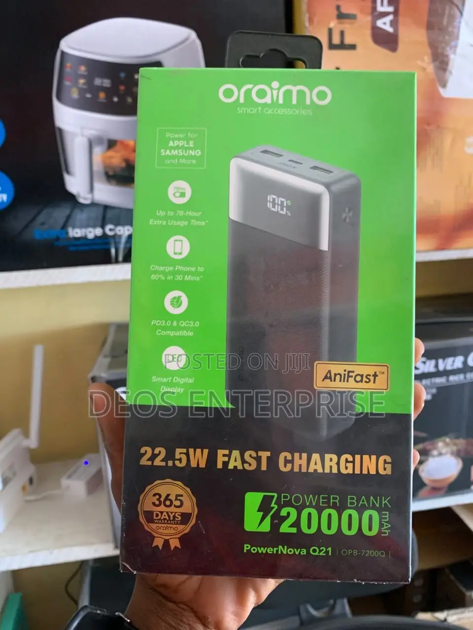 Oraimo PowerNova 20000mAh Fast Charging Power Bank